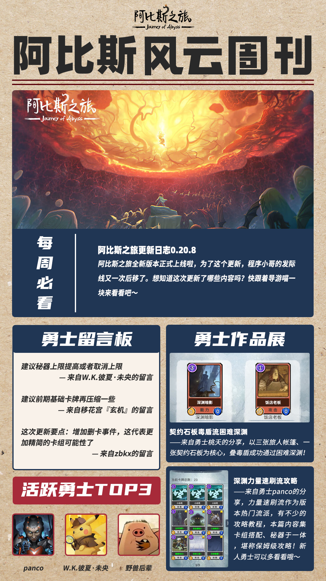 阿比斯之旅 Journey Of Abyss阿比斯风云周刊第四期