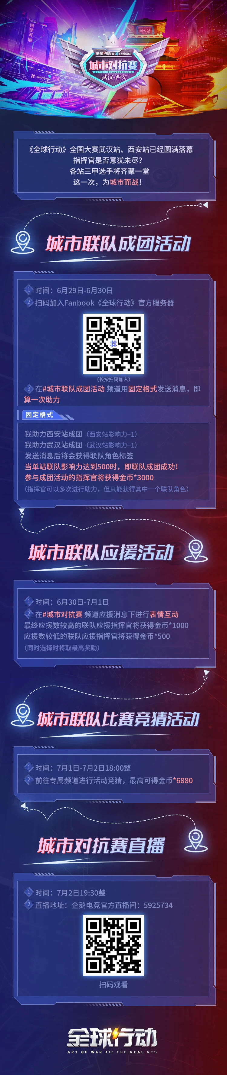 全球行动城市对抗赛来袭！助力战队成团，多重福利享不停