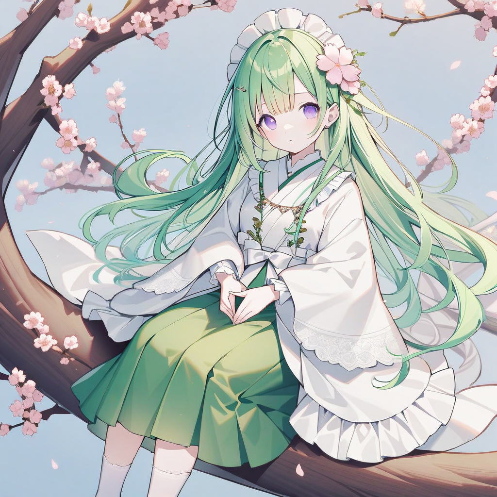 奥拉星（原创亚比•640•音奏篇）岁回春景——不眠樱（妖精）