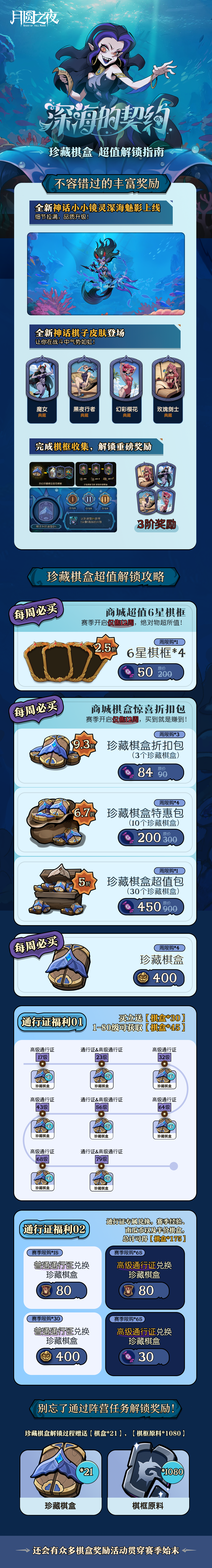 月圆之夜S8「深海的契约」珍藏棋盒解锁指南开启！