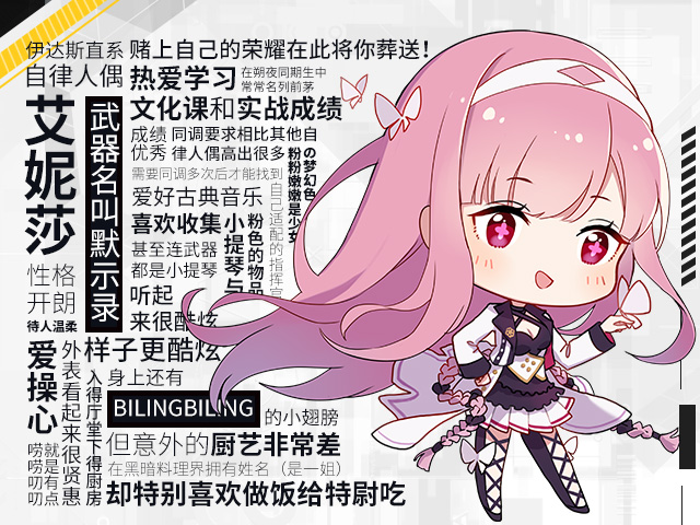 人形觉醒“人偶百科”回归！二测专属动态头像投票开启，特尉大人快来给喜欢的人偶投票呀~
