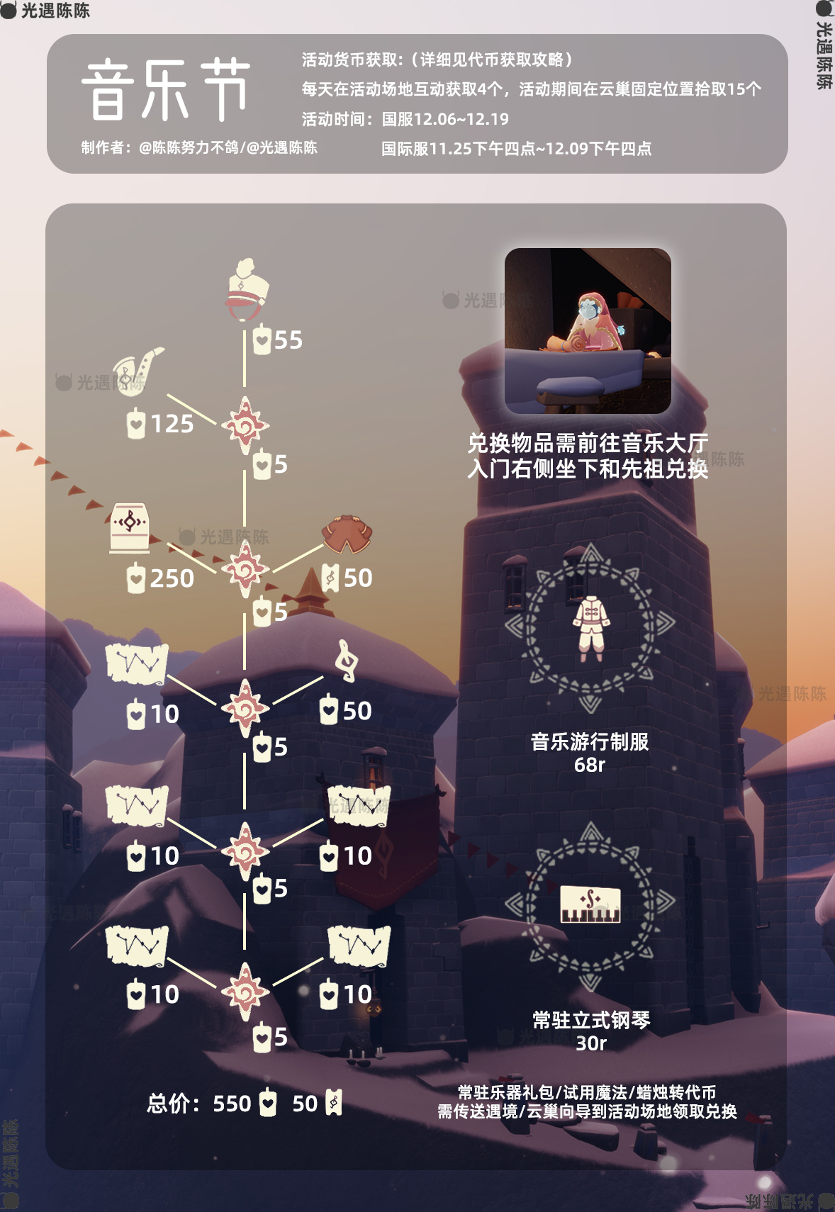 光·遇音乐节物品12.06-12.19
