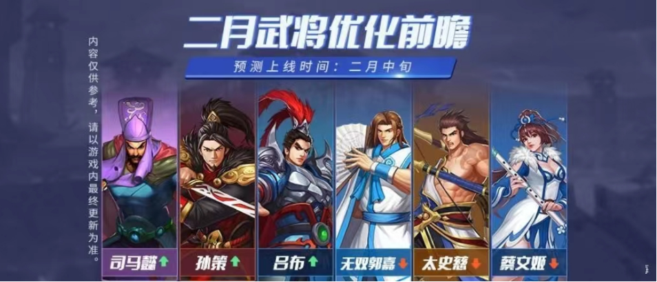 欢动三国战纪2一篇攻略带你了解新版本武将调整