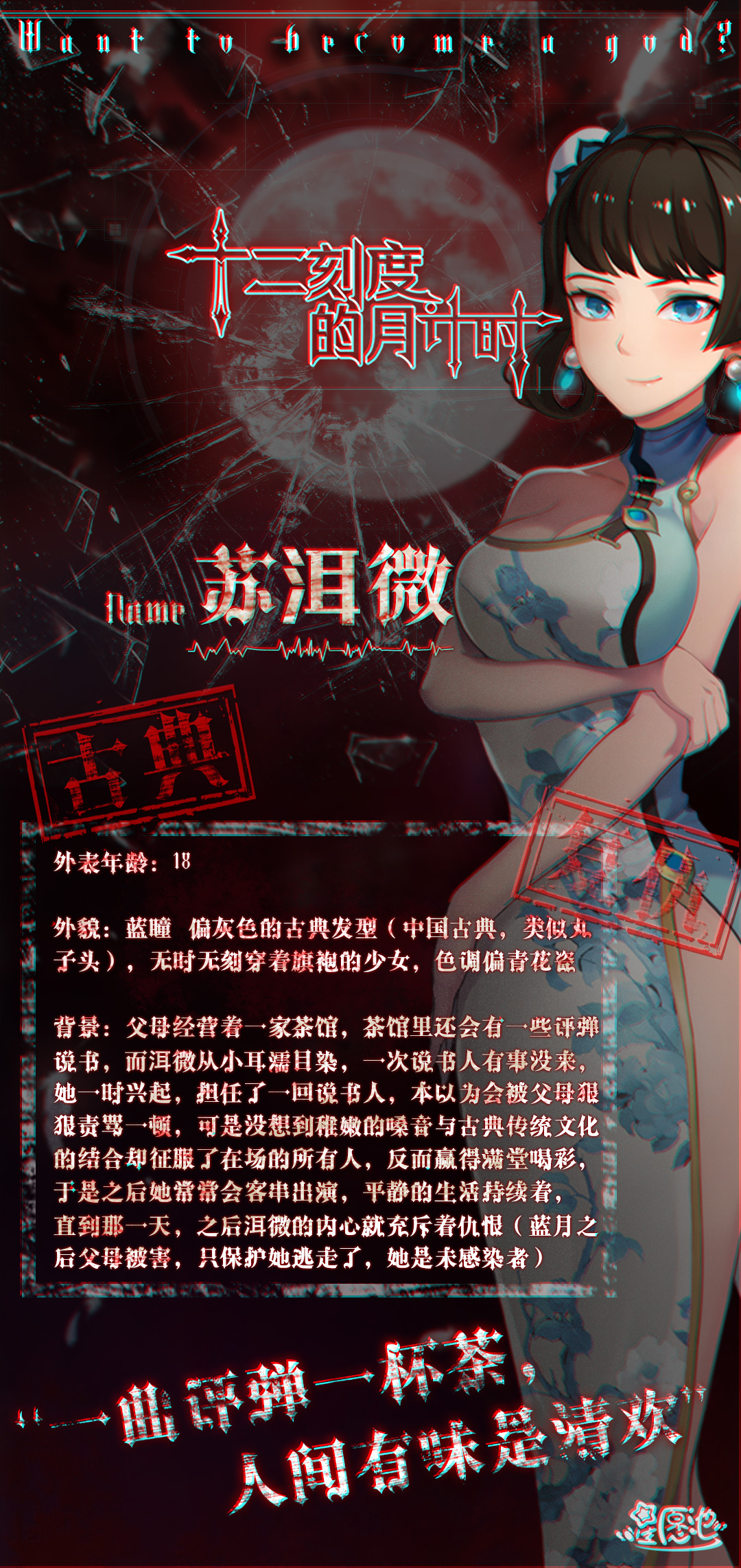 十二刻度的月计时【线索笔迹】十二刻度人物Ⅷ_苏洱微