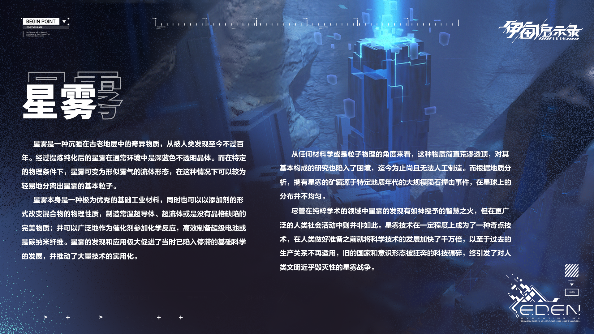 伊甸启示录【伊甸档案】星雾