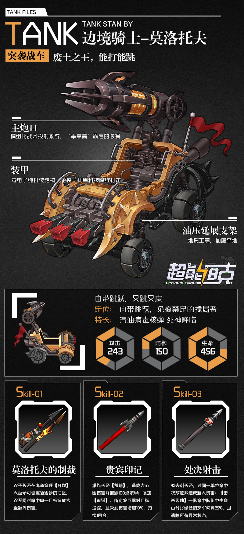 超能坦克超能坦克登场丨突袭战车——边境骑士