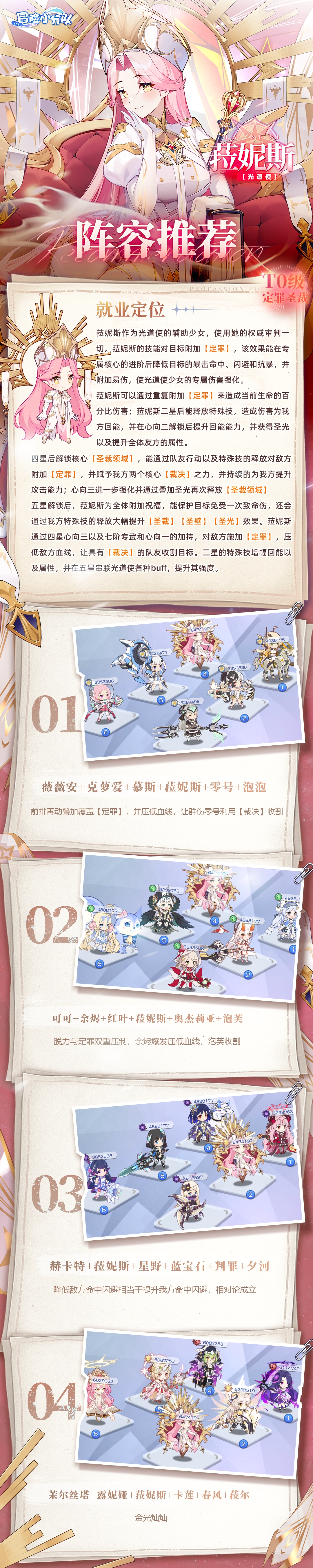 冒险小分队【少女初见&羁绊之礼】菈妮斯-阵容推荐
