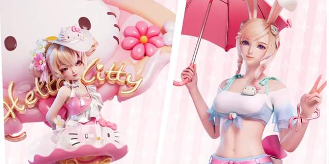 王者荣耀王者荣耀：免费皮肤+联动HelloKitty！根本不带犹豫的，冲！