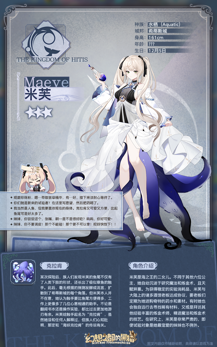 幻想之都的黑猫【角色档案】米芙