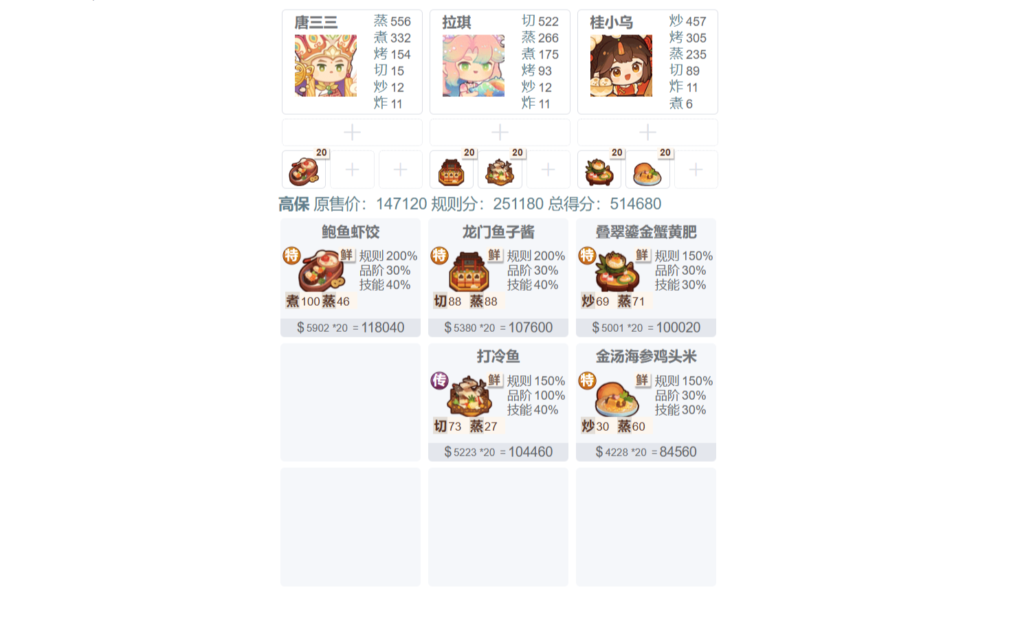爆炒江湖【25/8/08御前海鲜大赛】御前高保作业来啦~