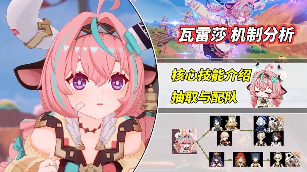 原神【V5.4】瓦雷莎机制分析｜主打重击下落，无启动压力