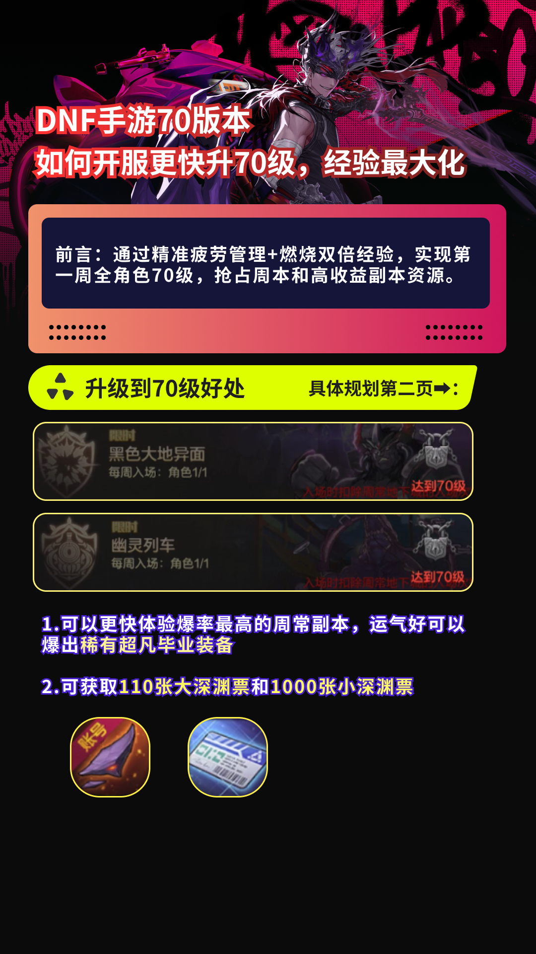 地下城与勇士：起源70版本如何开服经验最大化，快速升到70级