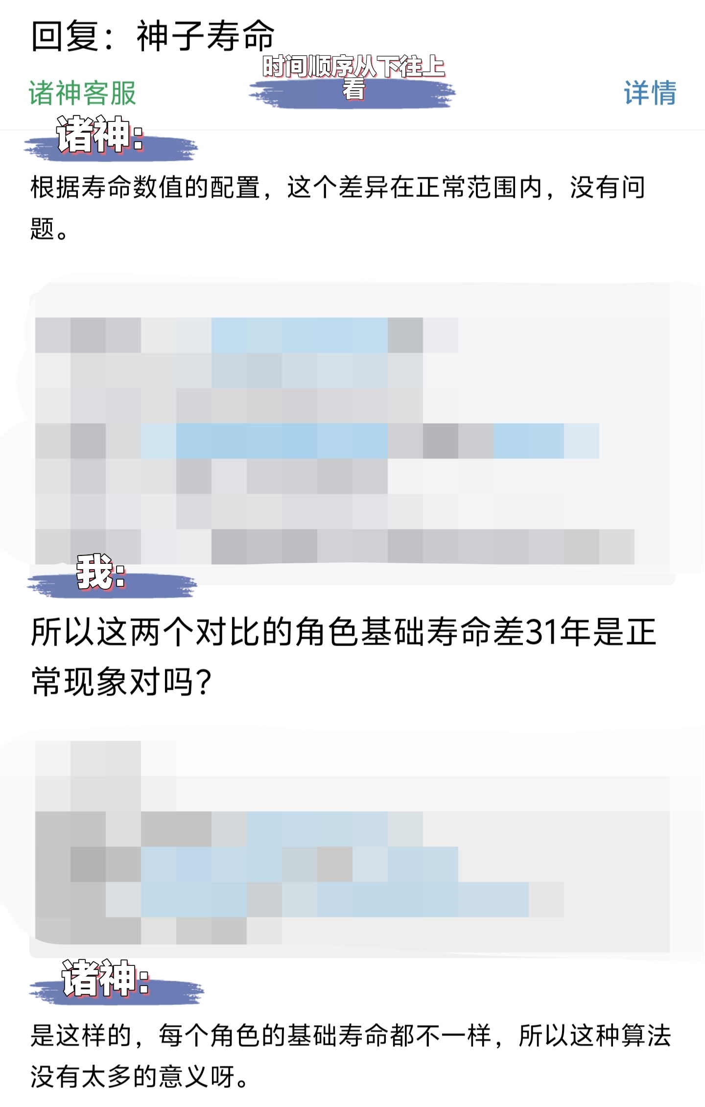 诸神皇冠神子寿命算法