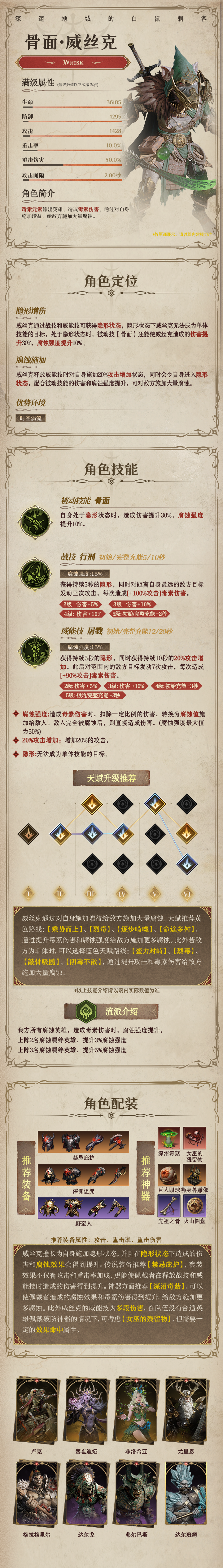 龙息：神寂毒素传说英雄|骨面·威丝克