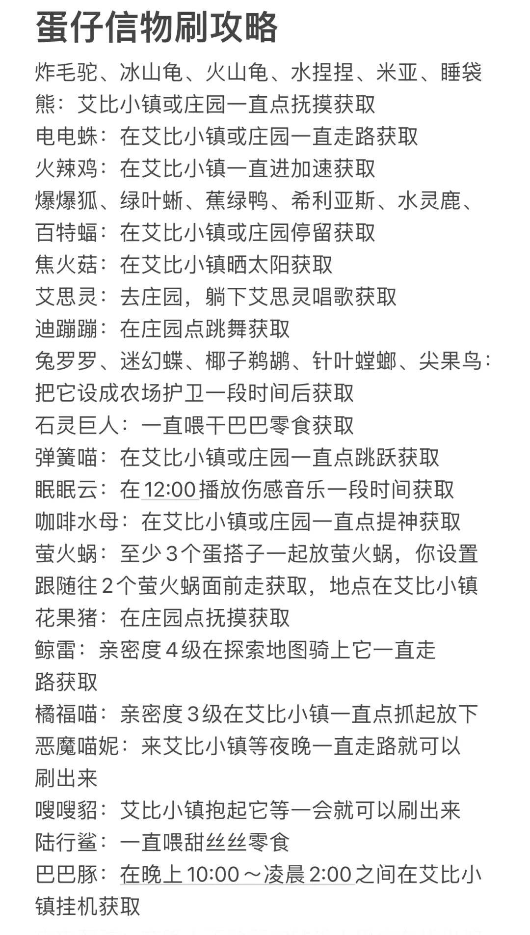 蛋仔派对《蛋仔派对》蛋仔艾比信物最全攻略