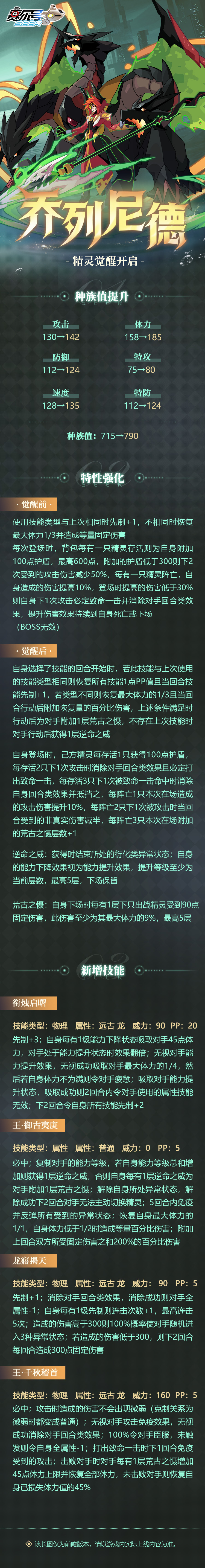 赛尔号巅峰之战《赛尔号巅峰之战》乔列尼德精灵觉醒即将到来！