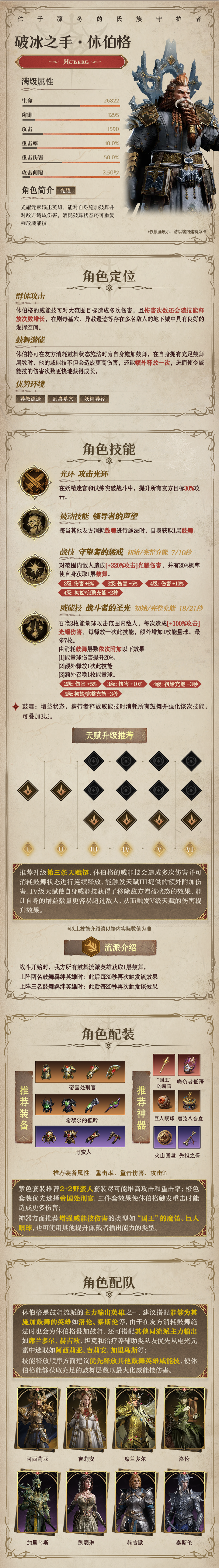 龙息：神寂光耀传说英雄｜破冰之手•休伯格