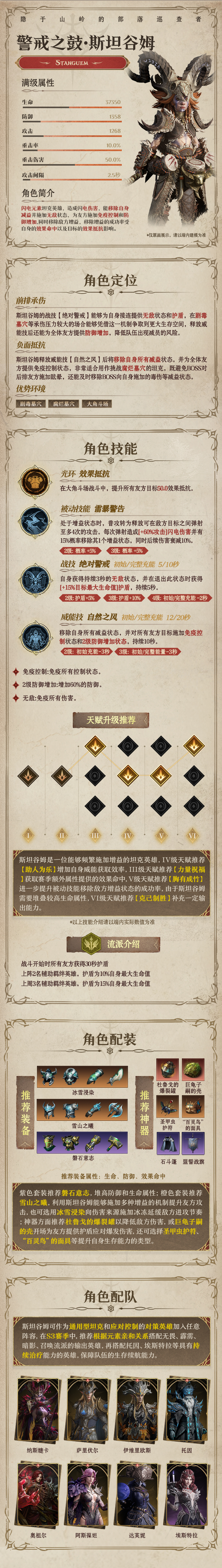 龙息：神寂闪电传说英雄|警戒之鼓·斯坦古姆