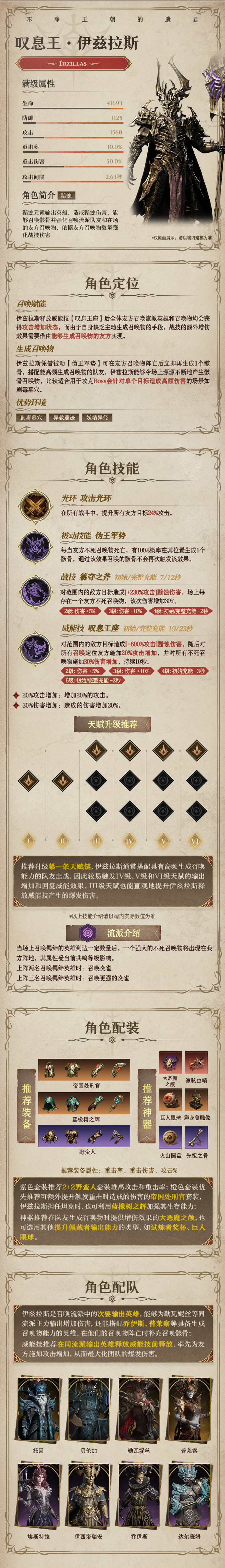 龙息：神寂黯蚀传说英雄｜叹息王•伊兹拉斯