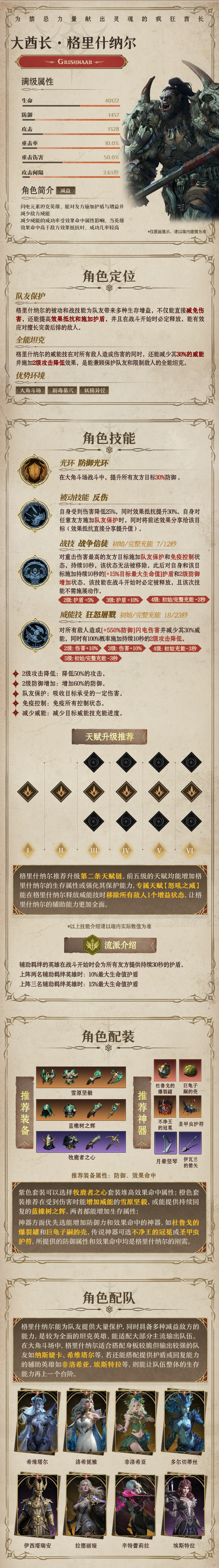 龙息：神寂闪电传说英雄｜大酋长•格里什纳尔