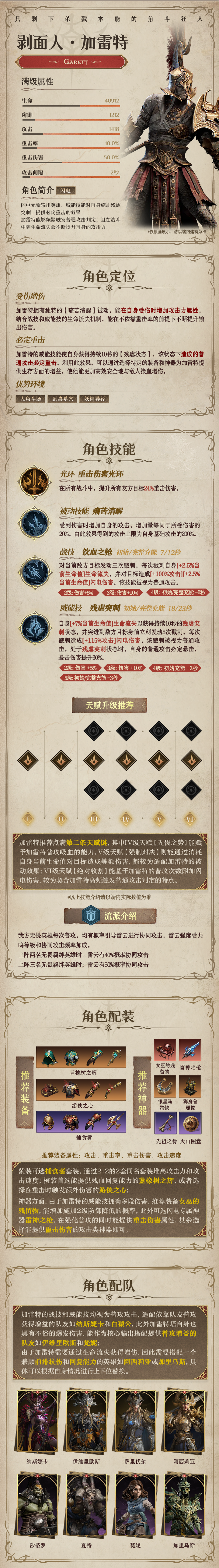 龙息：神寂闪电传说英雄｜剥面人•加雷特