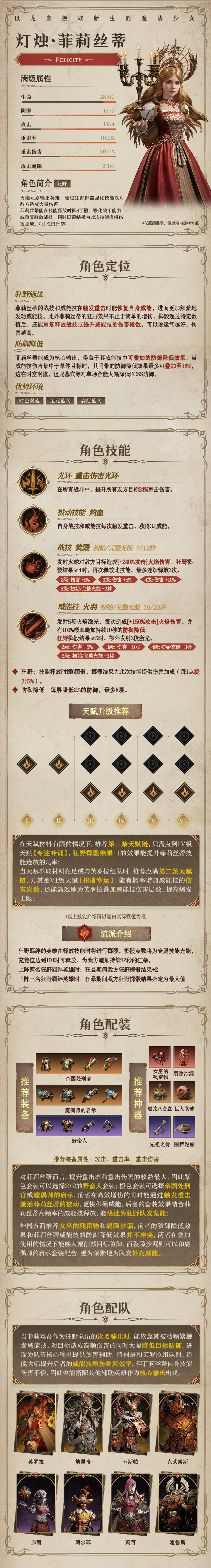 龙息：神寂火焰传说英雄｜灯烛•菲莉丝蒂