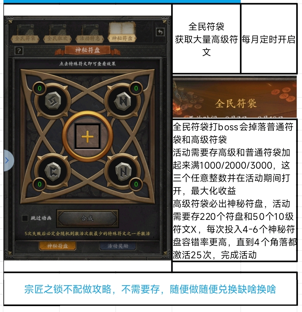 无尽寒冬全民符袋