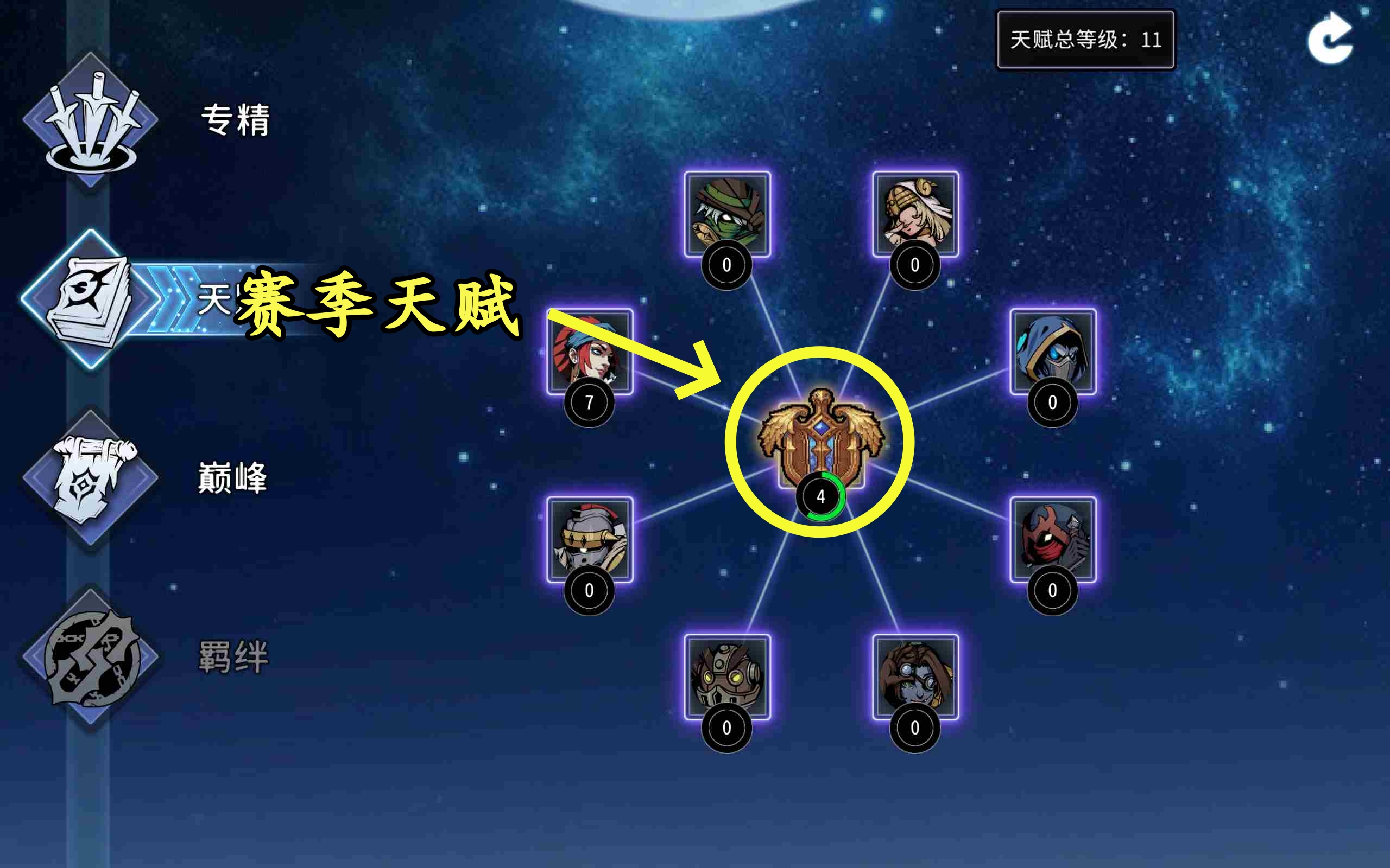 黑白之地黑白之地：S7赛季天赋介绍