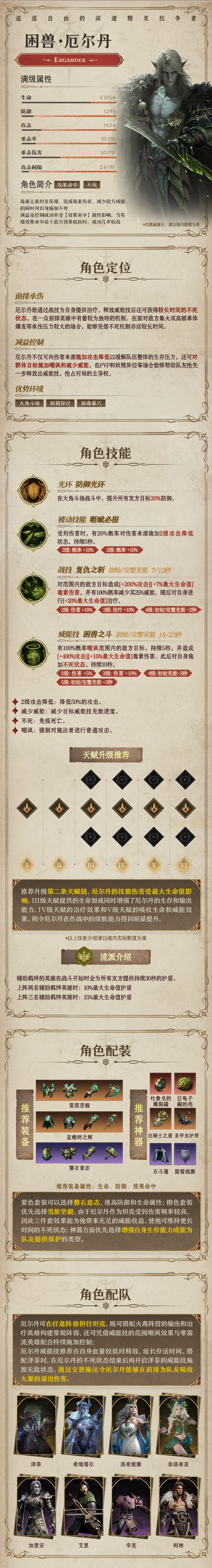 龙息：神寂毒素传说英雄｜困兽•厄尔丹