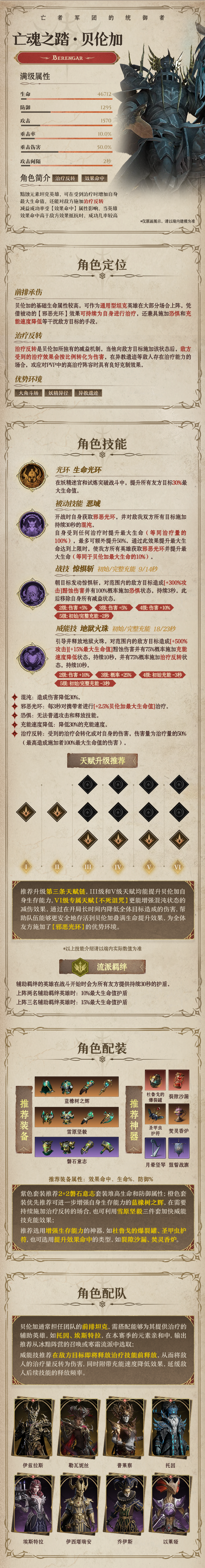 龙息：神寂黯蚀传说英雄｜亡魂之踏•贝伦加