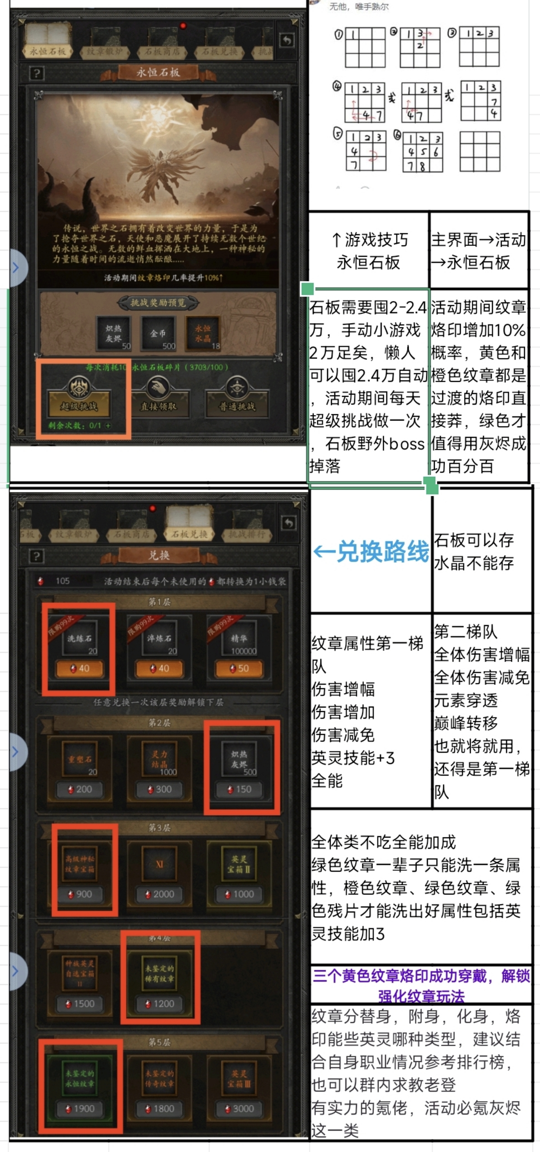 无尽寒冬永恒石板