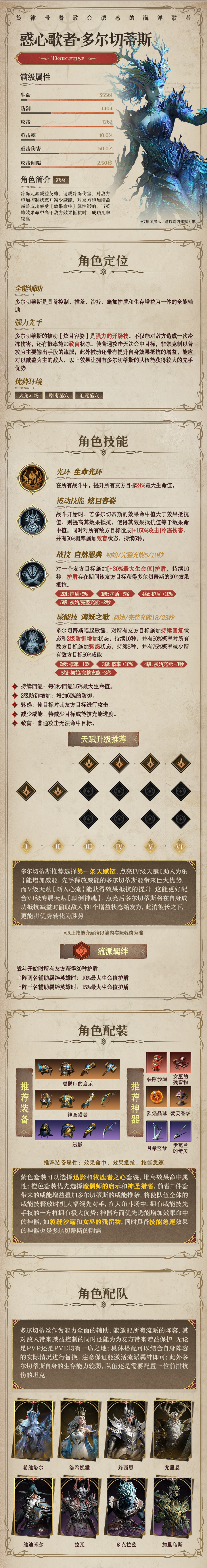 龙息：神寂冷冻传说英雄｜惑心歌者•多尔切蒂斯