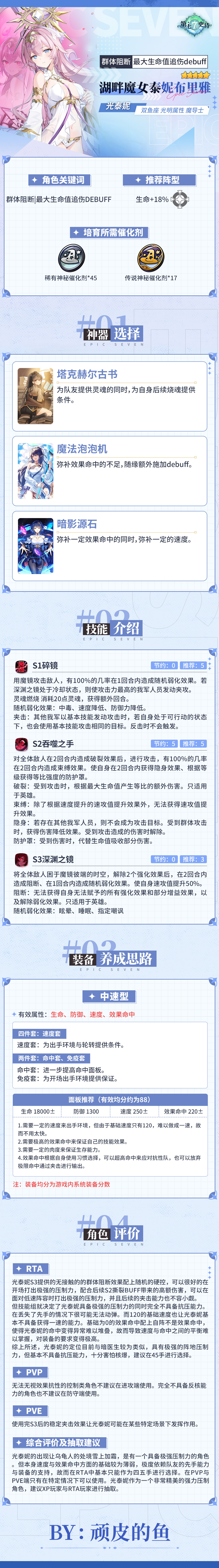 第七史诗旅者的探查 | 5星光明属性魔导士「湖畔魔女泰妮布里雅」解析攻略