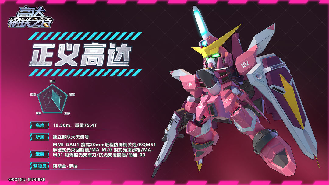 高达钢铁之诗【攻略】机体博物馆丨正义高达