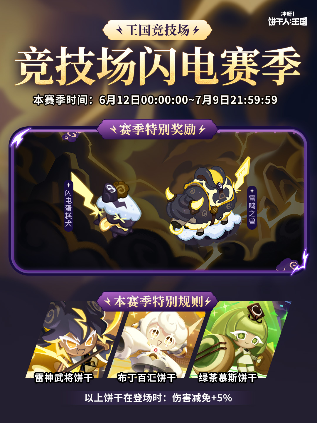 冲呀！饼干人：王国全新「闪电赛季」将启！