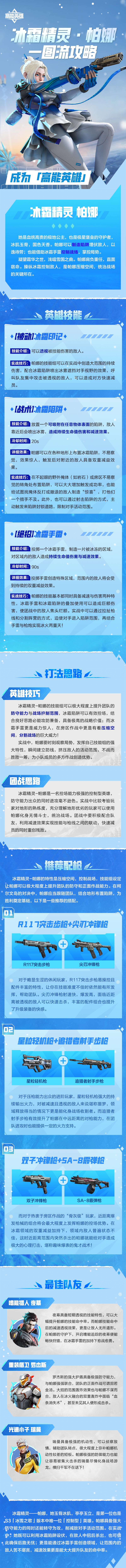 高能英雄成为“高能英雄”丨「冰霜精灵·帕娜」一图流攻略