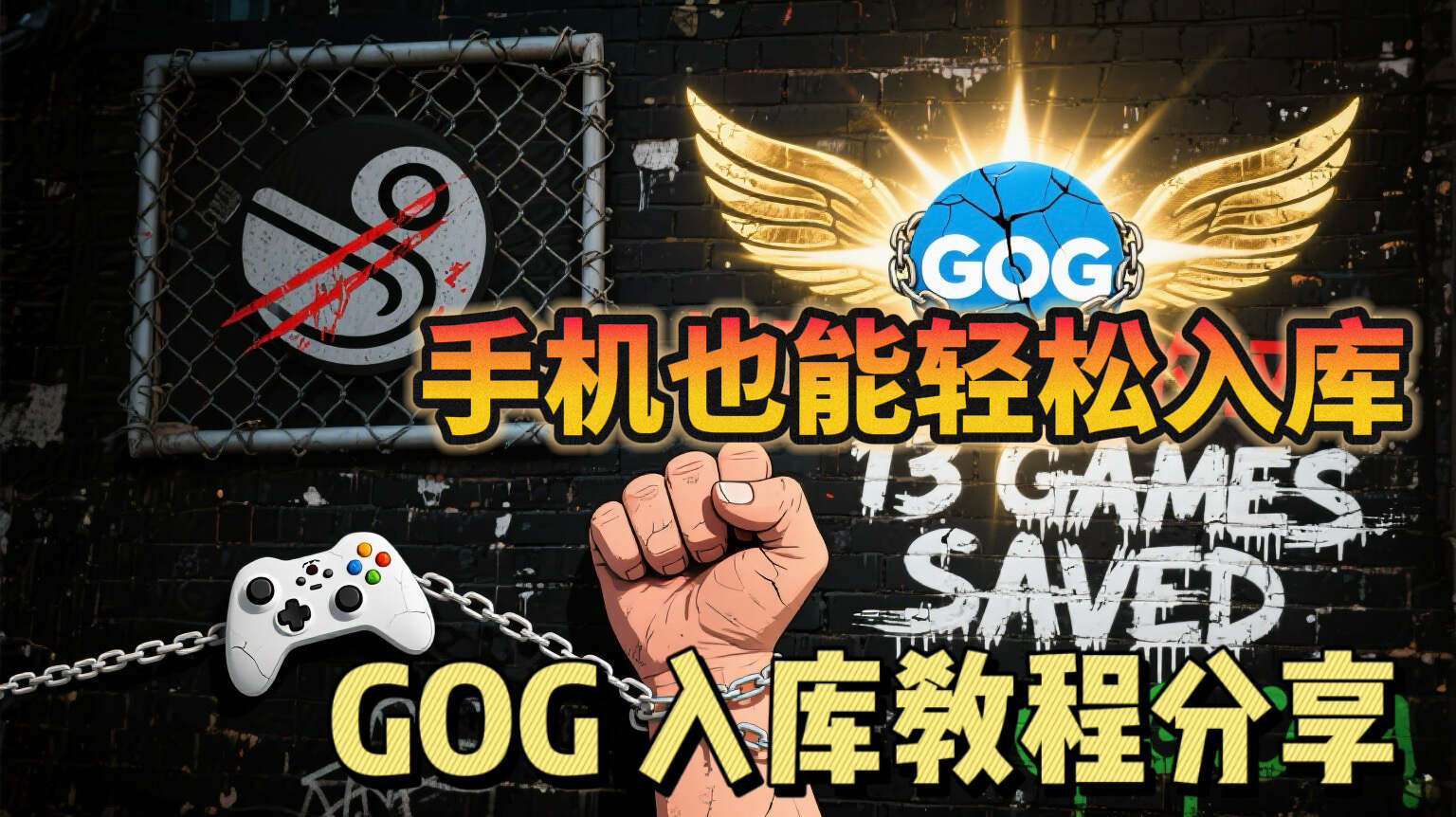 奇游加速器捍卫自由的权利！手机GOG游戏入库教程分享！