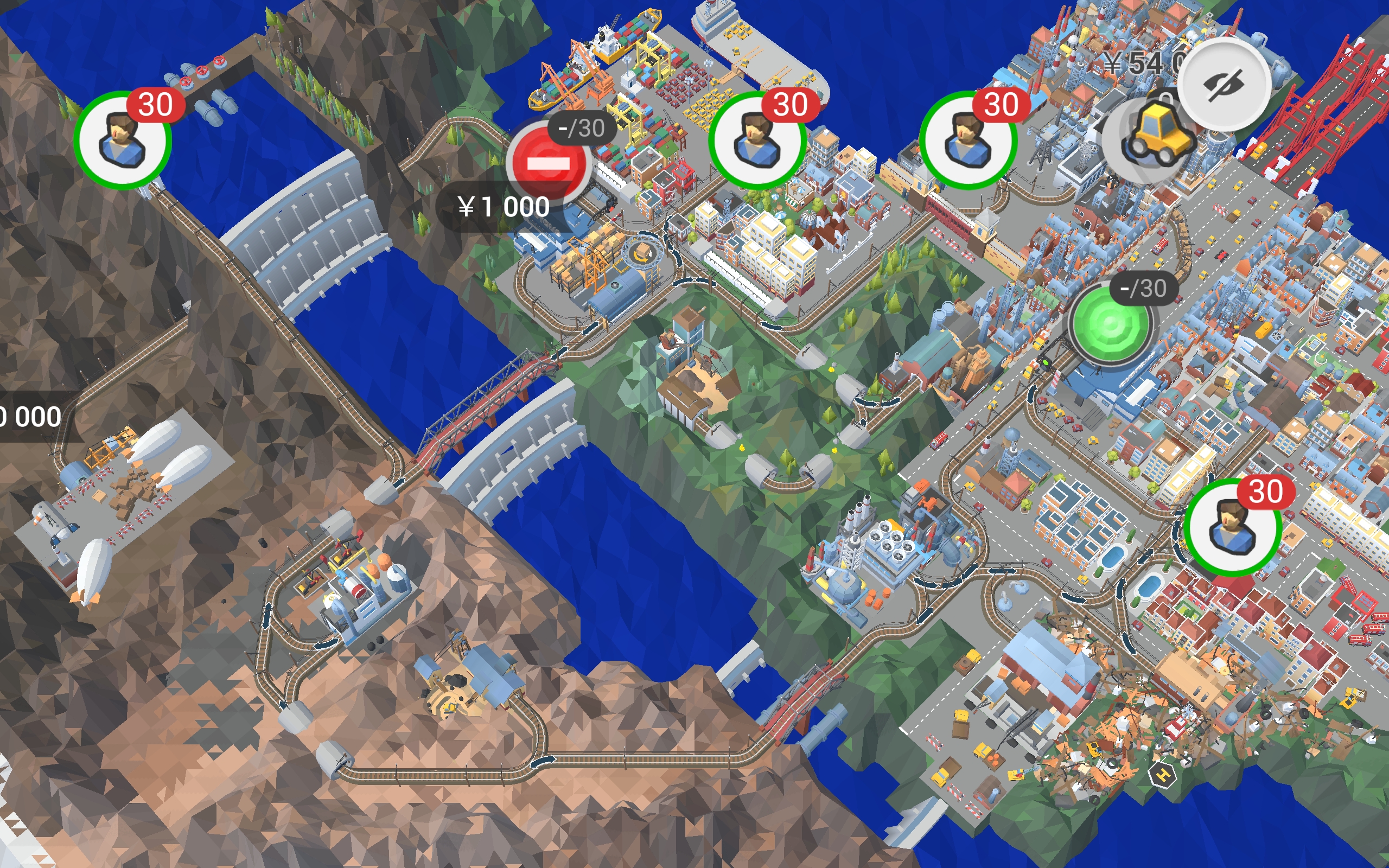 铁路：规划新星DLC创意宝石：蓝第51-58关铁路线路图