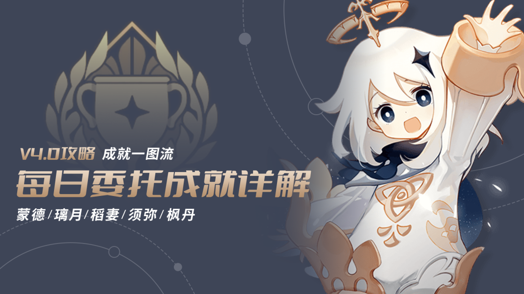 原神原神·成就丨截至V4.0,每日委托成就一图流汇总