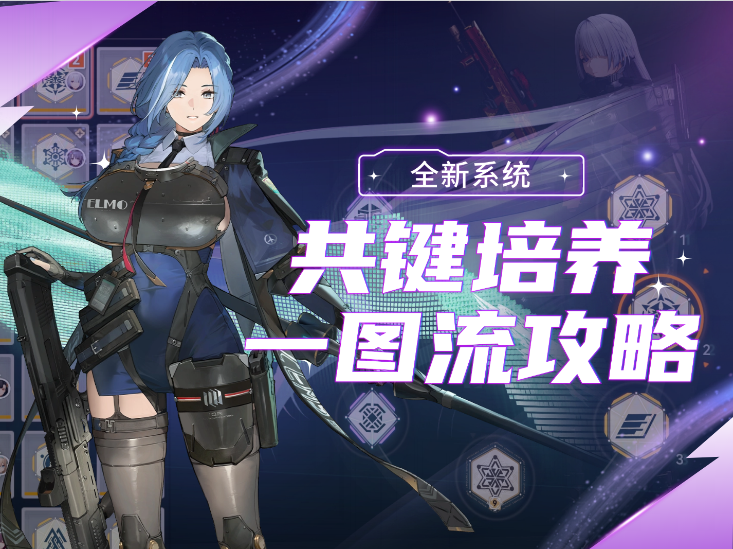 少女前线2：追放全新共键系统攻略！不知道优先培养哪些共键？看着一期就够啦！