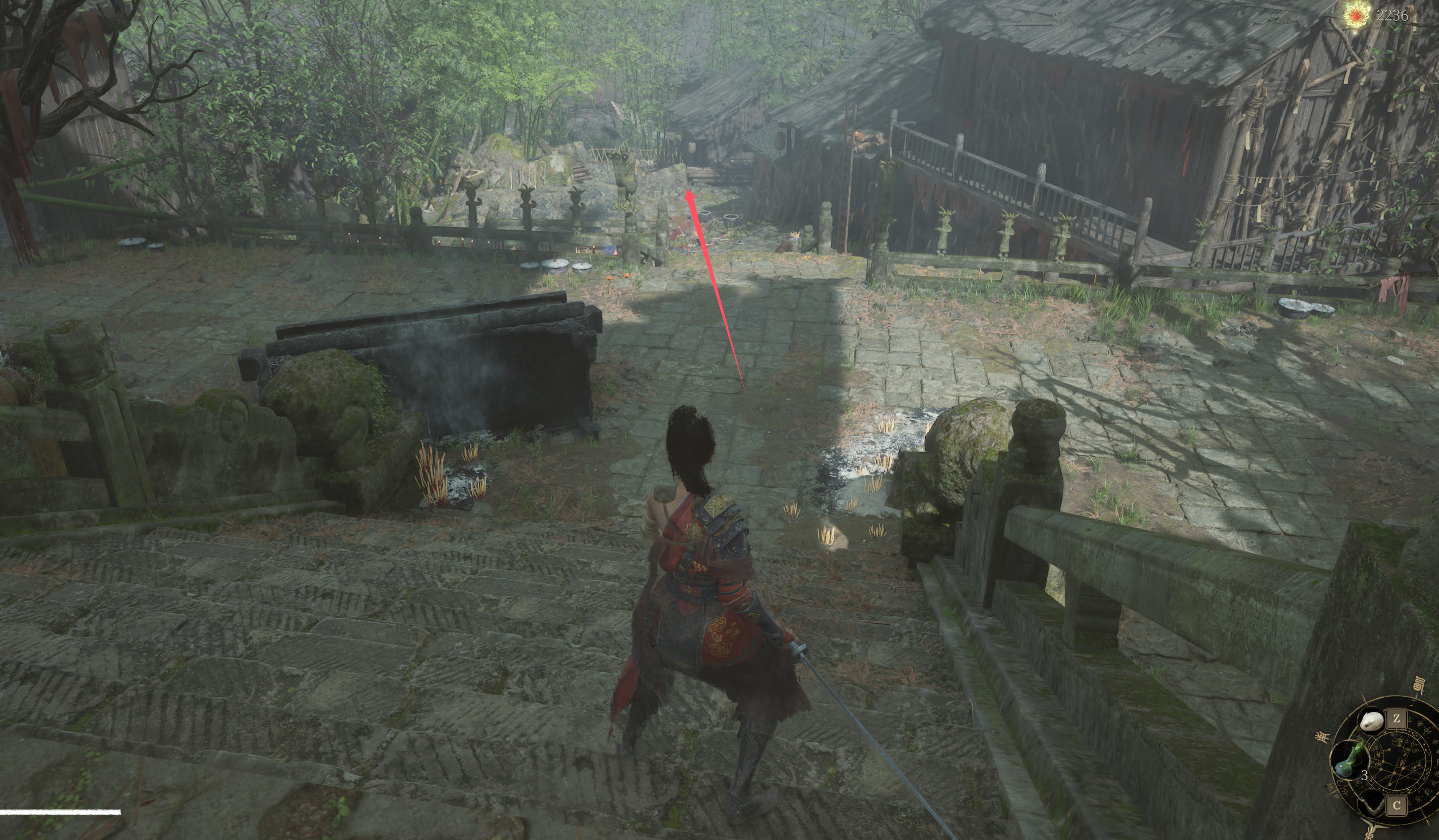 明末：渊虚之羽明末全流程攻略⑦ 第一章：佛缘镇 蜀王祠隐形桥区域收集探索