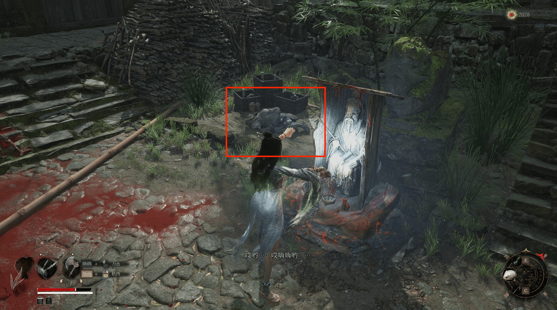 明末：渊虚之羽明末全流程攻略④ 第一章:佛缘乡 含光禅院(吃人头陀&解锁淬羽)