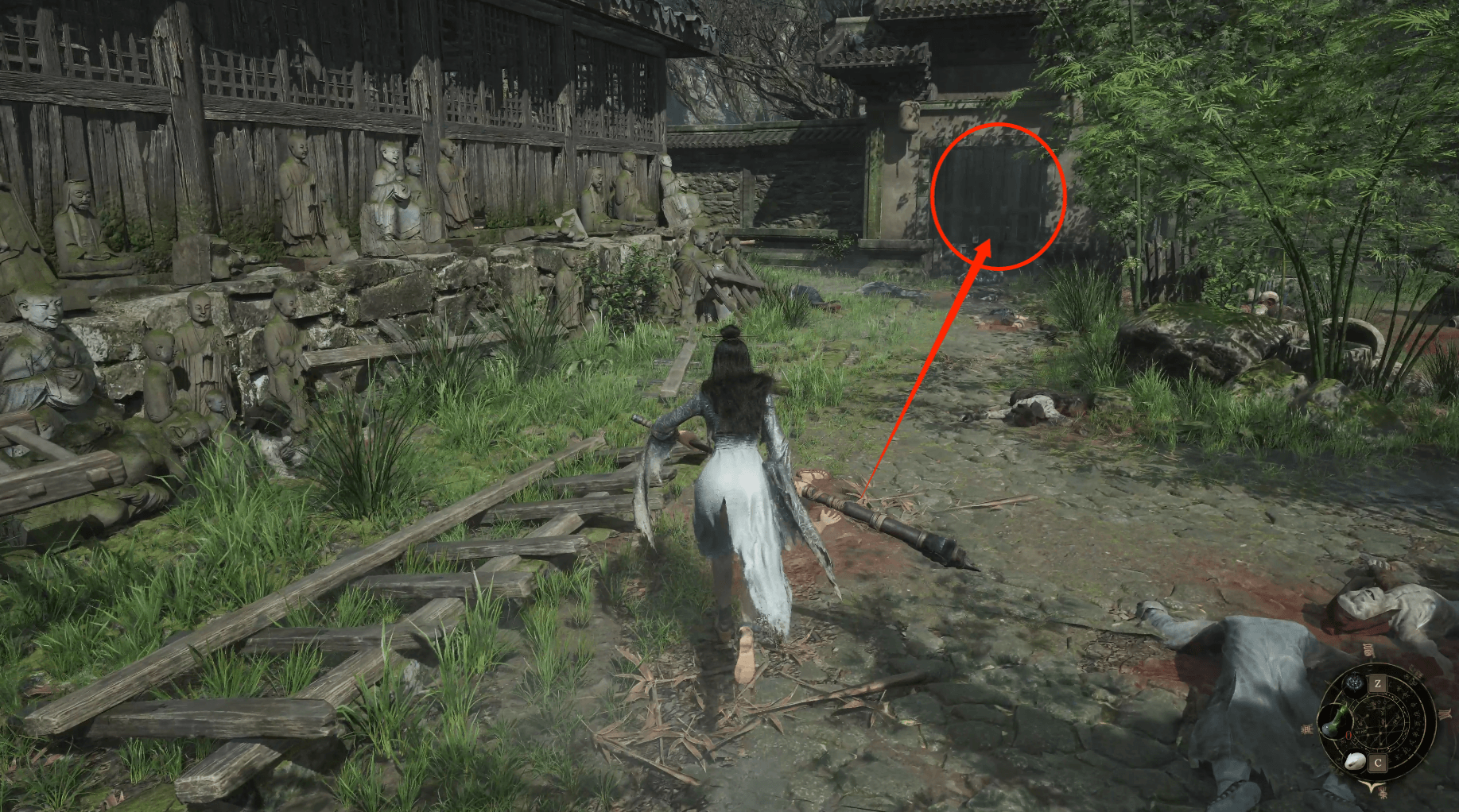 明末：渊虚之羽明末全流程攻略⑤ 第一章:佛缘镇 含光禅院到蜀王祠(竹笋兑换)