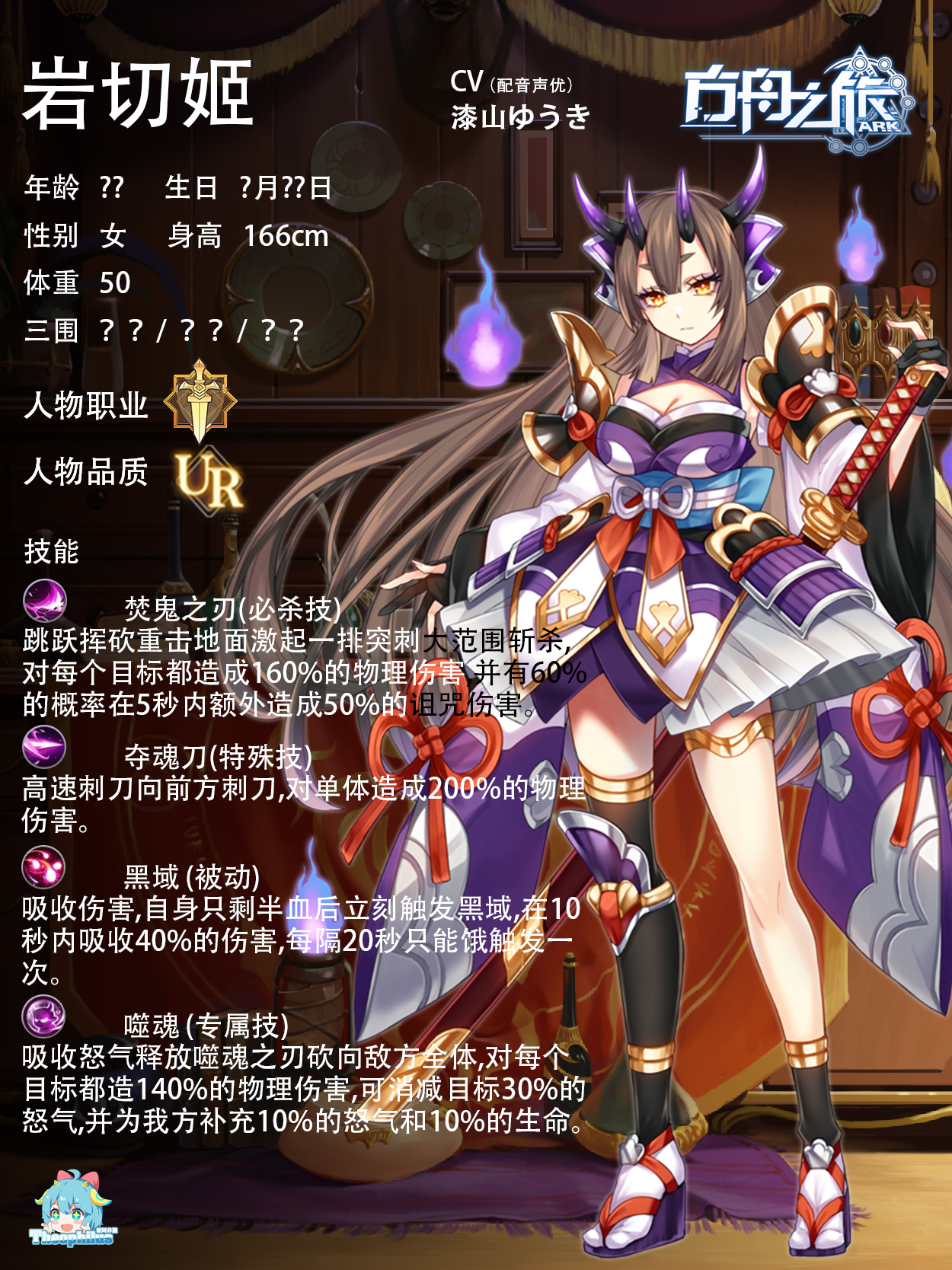 方舟之旅人物情报：岩切姬