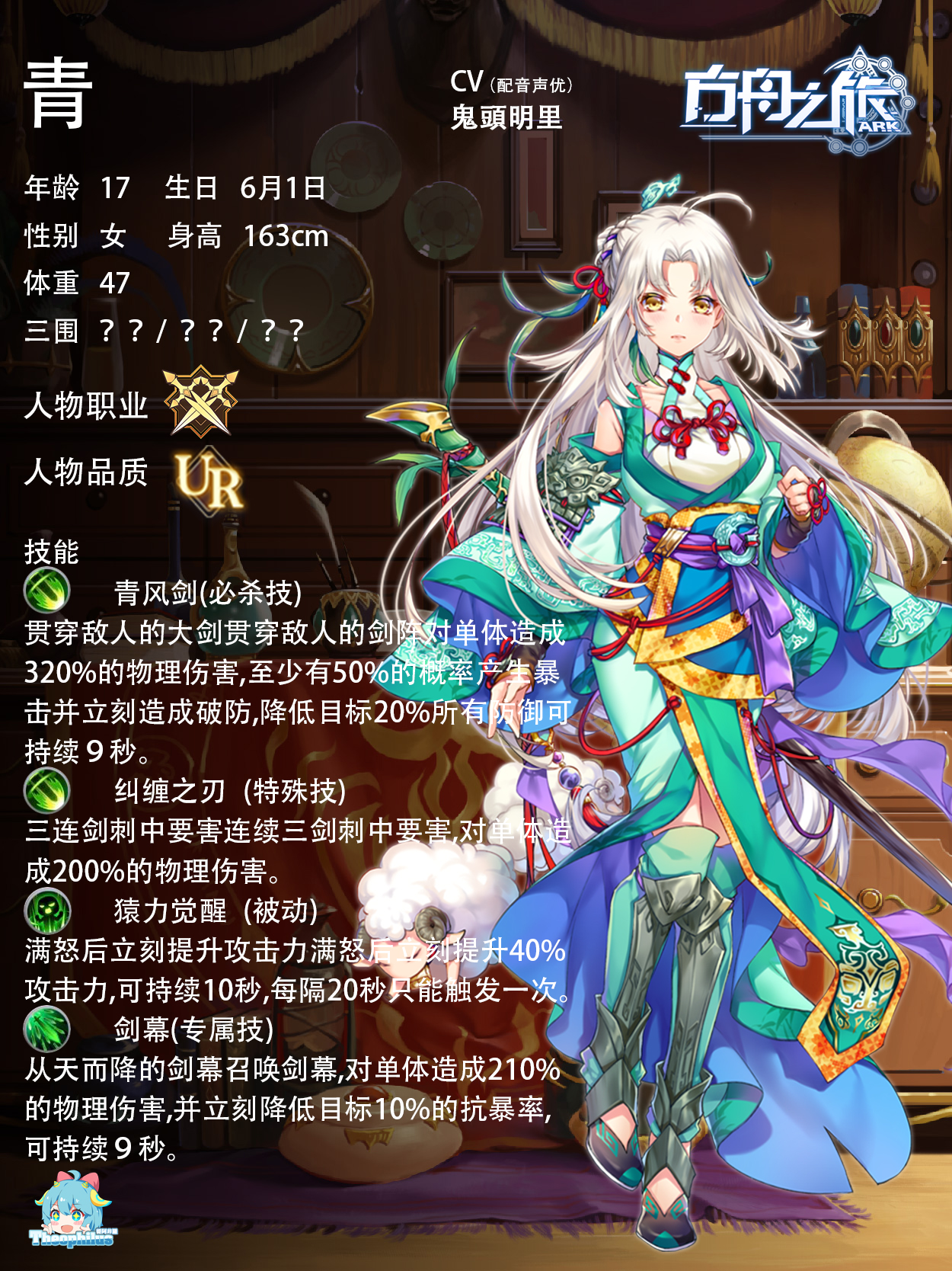 方舟之旅人物情报：青