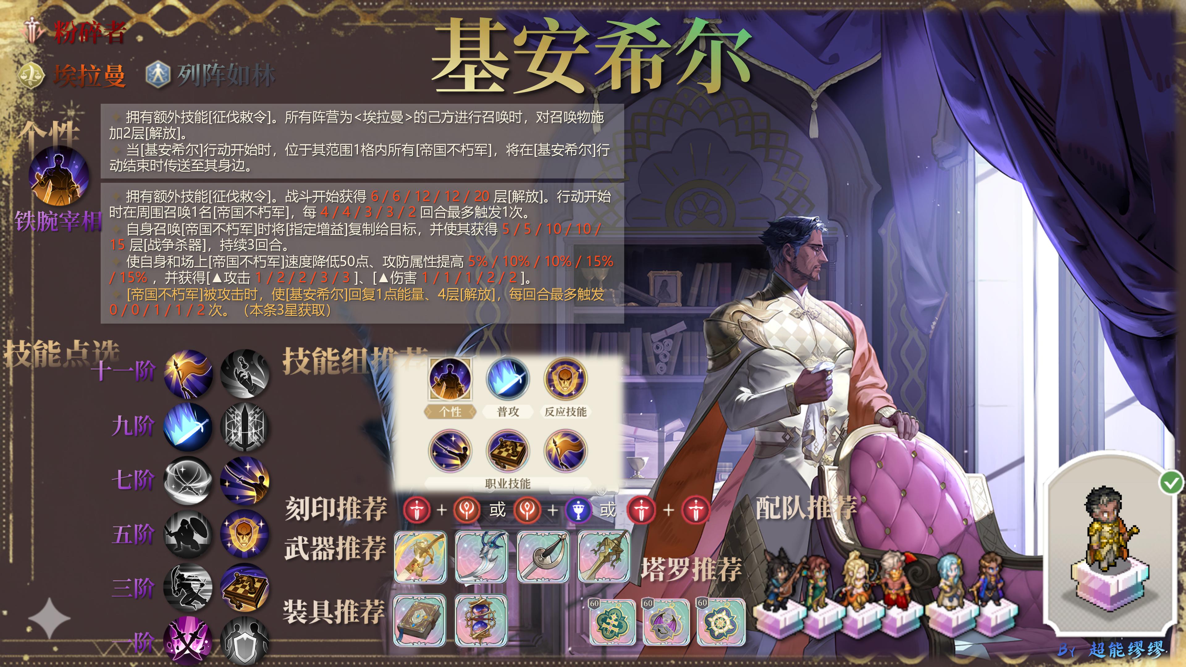 铃兰之剑：为这和平的世界铁血宰相 | 基安希尔【角色攻略】