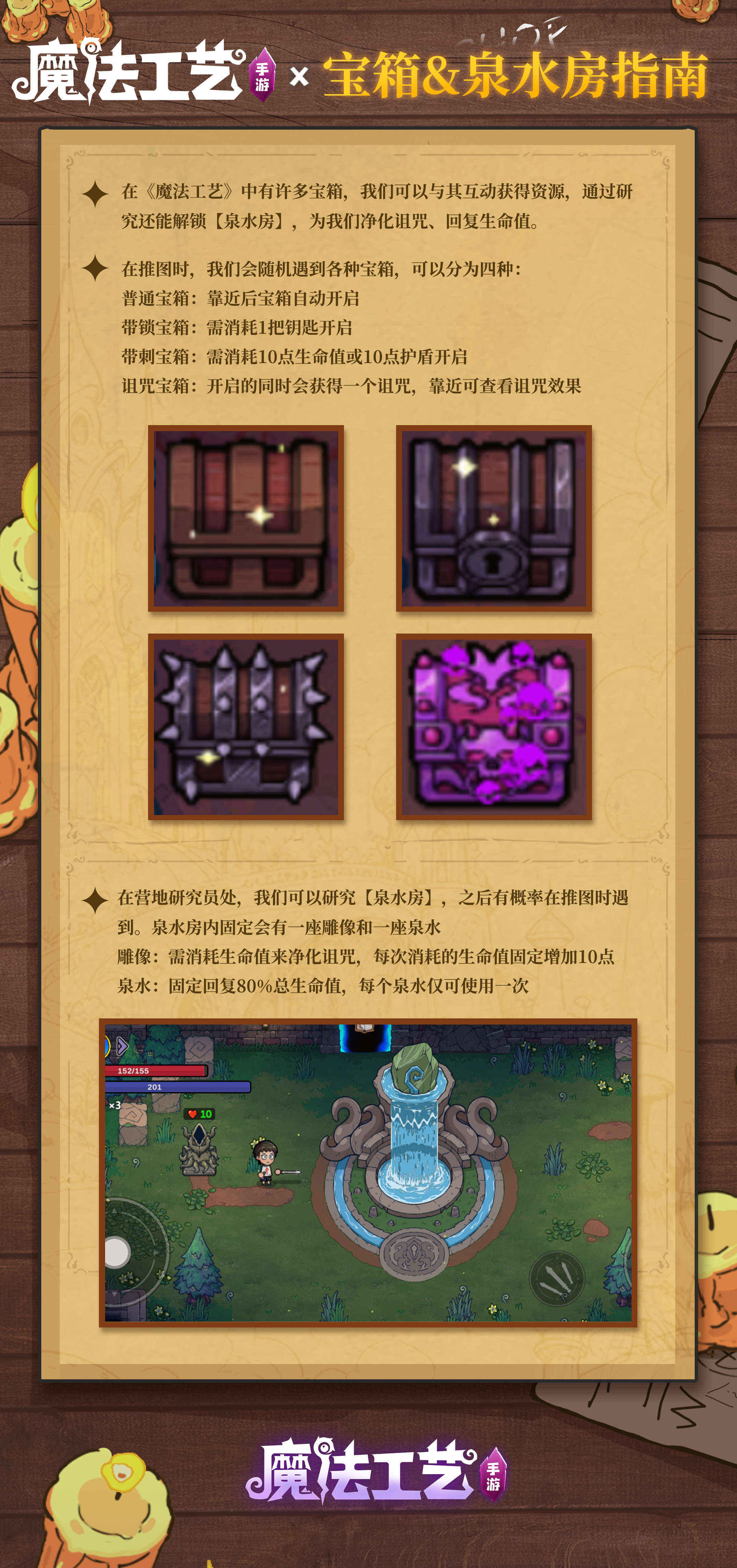 魔法工艺魔法工艺 宝箱&泉水指南