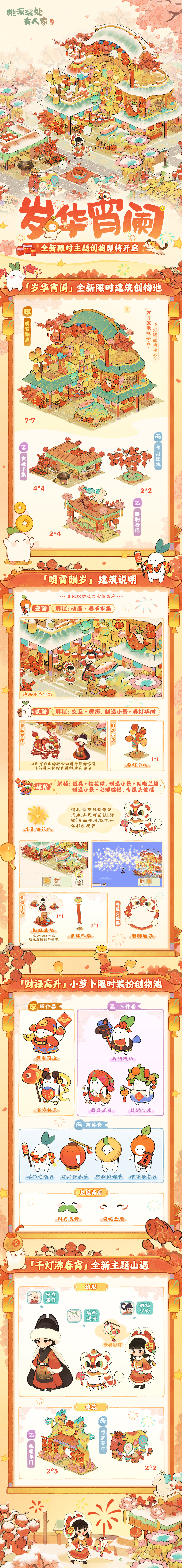 桃源深处有人家全新主题创物丨千灯纳彩，福满桃源
