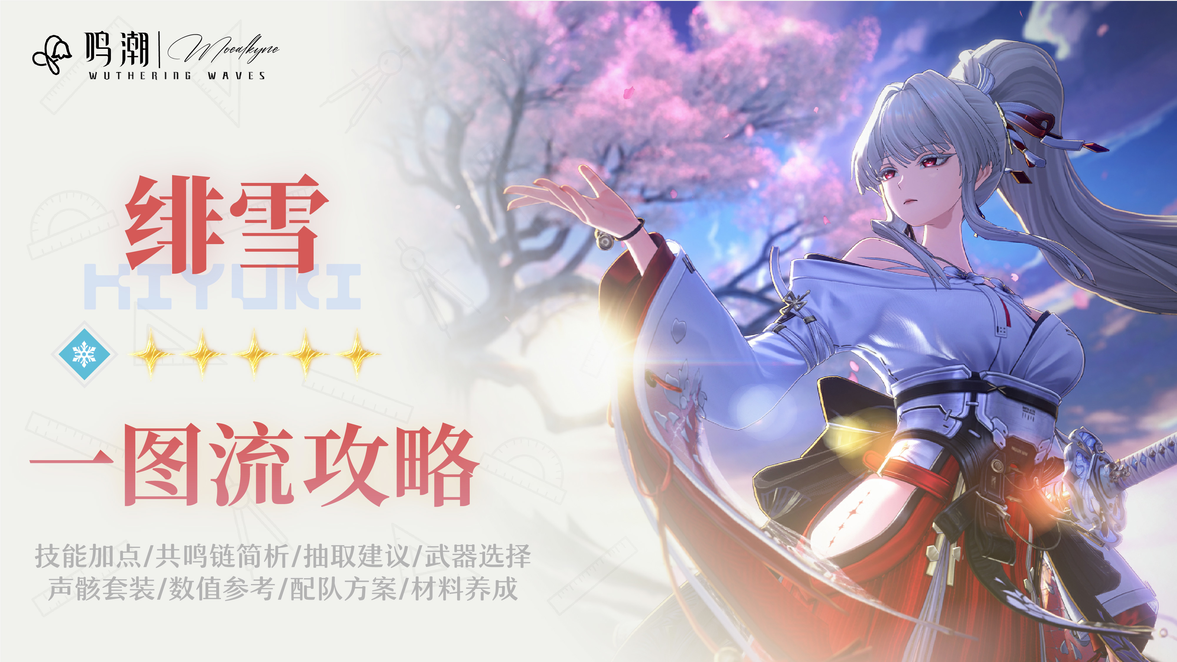 鸣潮【Moealkyne】绯雪角色一图流详解攻略