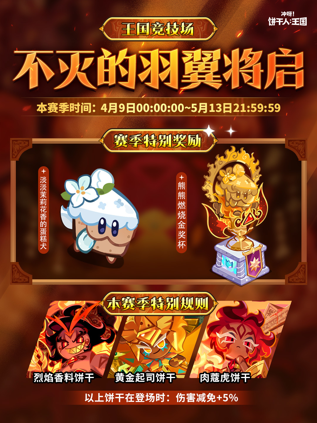 冲呀！饼干人：王国全新「不灭的羽翼赛季」将启！